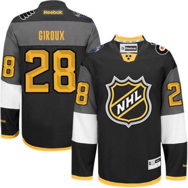 Philadelphia Flyers #28 Claude Giroux Black 2016 All Star Stitched NHL Jersey