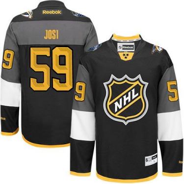 Nashville Predators #59 Roman Josi Black 2016 All Star Stitched NHL Jersey
