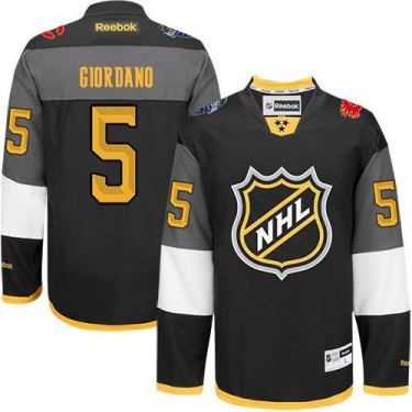Calgary Flames #5 Mark Giordano Black 2016 All Star Stitched NHL Jersey