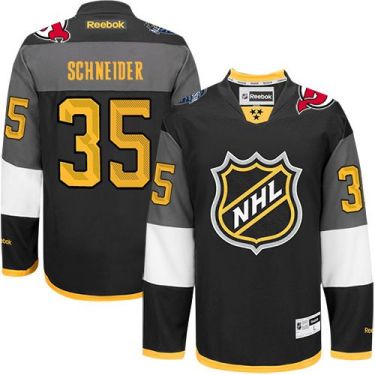 New Jersey Devils #35 Cory Schneider Black 2016 All Star Stitched NHL Jersey