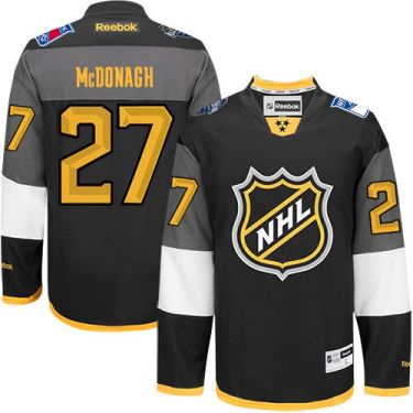 New York Rangers #27 Ryan McDonagh Black 2016 All Star Stitched NHL Jersey