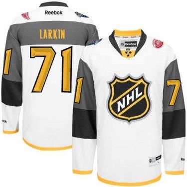 Detroit Red Wings #71 Dylan Larkin White 2016 All Star Stitched NHL Jersey