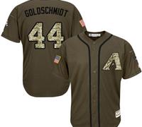 Arizona Diamondbacks #44 Paul Goldschmidt Green Salute to Service Stitched MLB Jersey