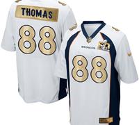 Nike Denver Broncos #88 Demaryius Thomas White Men's Stitched NFL Game Super Bowl 50 Collection Jersey