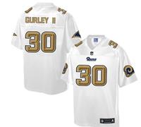 Nike St.Louis Rams #30 Todd Gurley II White Men's NFL Pro Line Fashion Game Jersey