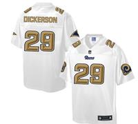 Nike St.Louis Rams #29 Eric Dickerson White Men's NFL Pro Line Fashion Game Jersey