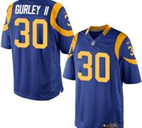Youth Nike Rams #30 Todd Gurley II Royal Blue Alternate Stitched NFL Elite Jersey