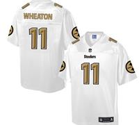 Nike Pittsburgh Steelers #11 Markus Wheaton White Men's NFL Pro Line Fashion Game Jersey