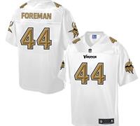 Nike Minnesota Vikings #44 Chuck Foreman White Men's NFL Pro Line Fashion Game Jersey