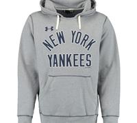 New York Yankees Under Armour Legacy Fleece Gray MLB Hoodie