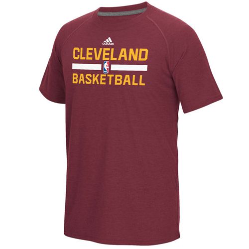 Cleveland Cavaliers Adidas On-Court Climalite Ultimate Burgundy T-Shirt