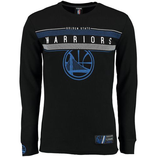 Golden State Warriors UNK MVP Midtown Long Sleeves Thermal Black T-Shirt