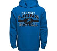 Detroit Lions Light Blue Long Pass Pullover Hoodie