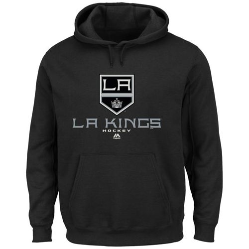 Los Angeles Kings Majestic Black Big Tall Critical Victory Pullover Hoodie