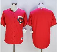 Minnesota Twins Blank Red New Cool Base Stitched Baseball Jersey