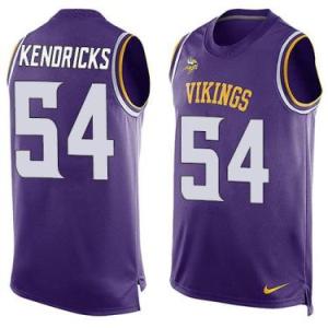 Nike Minnesota Vikings #54 Eric Kendricks Purple Color Men's Stitched NFL Name-Number Tank Tops Jersey