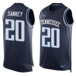 Nike Tennessee Titans #20 Bishop Sankey Navy Blue Alternate Men's Stitched NFL Name-Number Tank Tops Jersey