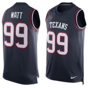 JJ Watt Houston Texans Mens #99 Nike Player Name & Number Tank Top - Navy