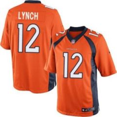 Nike Denver Broncos #12 Paxton Lynch Orange Color Men's Stitched NFL Limited Jersey