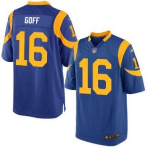 Youth Nike Rams #16 Jared Goff Royal 2016 Draft Pick Stitched Game Jersey