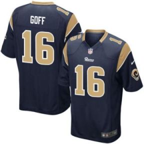Youth Nike Rams #16 Jared Goff Navy 2016 Draft Pick Game Stitched Jersey