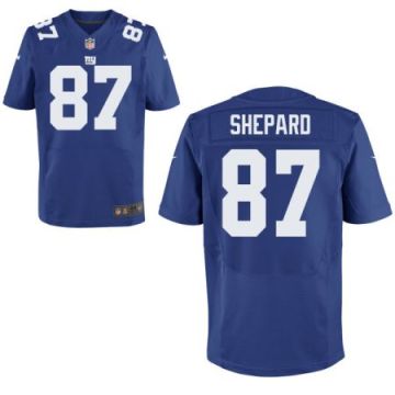 Men's New York Giants #87 Sterling Shepard Nike Royal NFL Elite Stitched Jersey