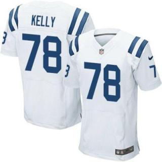 Nike Indianapolis Colts #78 Ryan Kelly White Men's Stitched NFL Elite Jersey