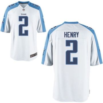 Men's Tennessee Titans #2 Derrick Henry Nike White Game NFL Stitched Jersey
