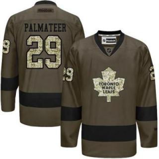 Toronto Maple Leafs #29 Mike Palmateer Green Salute To Service Men's Stitched Reebok NHL Jerseys