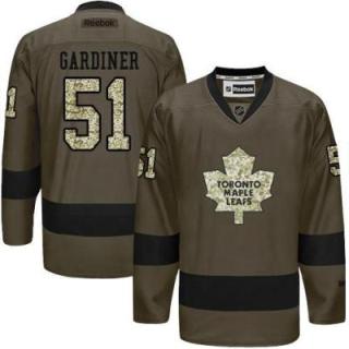 Toronto Maple Leafs #51 Jake Gardiner Green Salute To Service Men's Stitched Reebok NHL Jerseys