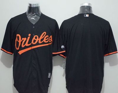 Baltimore Orioles Blank Black New Cool Base Stitched Baseball Jersey