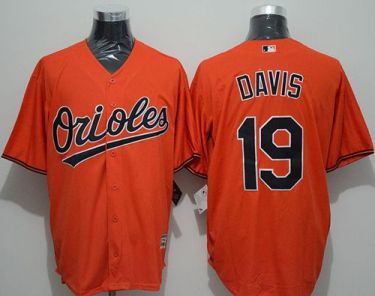 Baltimore Orioles #19 Chris Davis Orange New Cool Base Stitched Baseball Jersey
