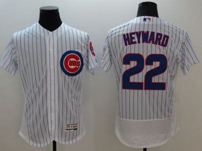 Chicago Cubs #22 Jason Heyward White Flex Base Authentic Collection Stitched Baseball Jersey