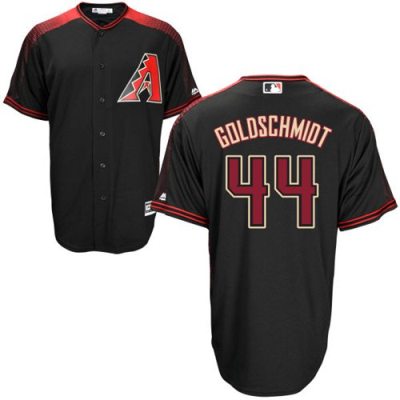 Diamondbacks #44 Paul Goldschmidt Black&Brick New Cool Base Stitched Baseball Jersey