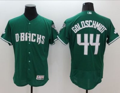 Diamondbacks #44 Paul Goldschmidt Green Celtic Flexbase Authentic Collection Stitched Baseball Jersey