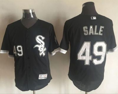 Chicago White Sox #49 Chris Sale Black Flexbase Authentic Collection Stitched Baseball Jersey