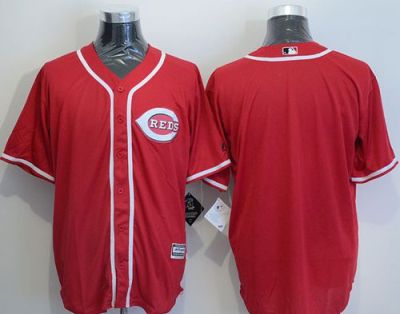 Cincinnati Reds Blank Red New Cool Base Stitched Baseball Jersey