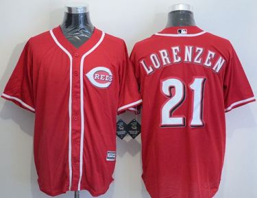 Cincinnati Reds #21 Michael Lorenzen Red New Cool Base Stitched Baseball Jersey