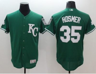 Kansas City Royals #35 Eric Hosmer Green Celtic Flexbase Authentic Collection Stitched Baseball Jersey