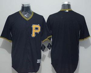 Pittsburgh Pirates Blank Black New Cool Base Stitched Baseball Jersey