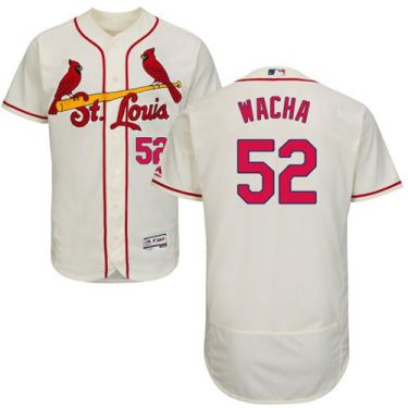 St Louis Cardinals #52 Michael Wacha Cream Flexbase Authentic Collection Stitched Baseball Jersey