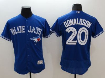 Toronto Blue Jays #20 Josh Donaldson Blue Flexbase Authentic Collection Stitched Baseball Jersey
