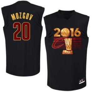 #20 Mens Cleveland Cavaliers Timofey Mozgov Adidas Black 2016 Authentic NBA Finals Champions Jersey