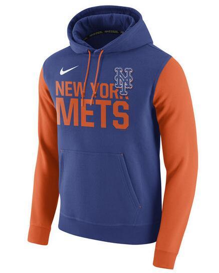 Mens New York Mets Nike Royal Baseball Club Fleece Pullover Hoodie