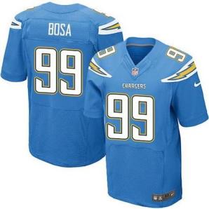 Mens San Diego Chargers #99 Joey Bosa Nike Powder Blue Sittched Elite NFL Jersey