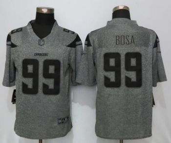Mens San Diego Chargers #99 Joey Bosa New Nike Gray Stitched Gridiron Gray Fashion Limited NFL Jersey