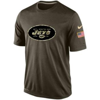 Mens New York Jets Nike Green Salute To Service Dri-FIT T-Shirt