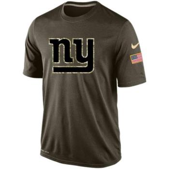 Mens New York Giants Nike Green Salute To Service Dri-FIT T-Shirt