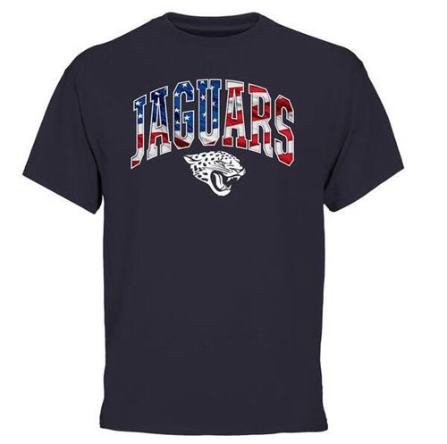 Men's Jacksonville Jaguars Pro Line Navy Banner Wave T-Shirt