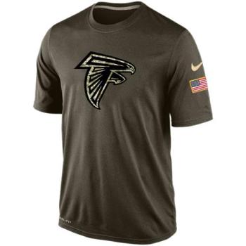 Mens Atlanta Falcons Nike Green Salute To Service Dri-FIT T-Shirt